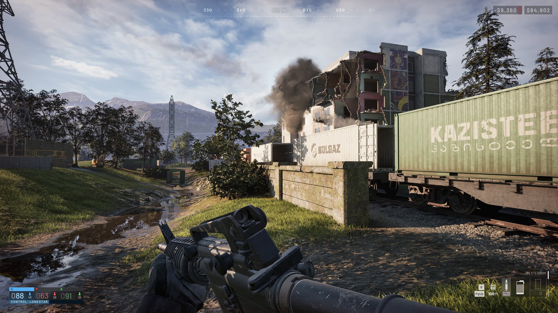 WARDOGS first-person gameplay behind the VantaCheats menu